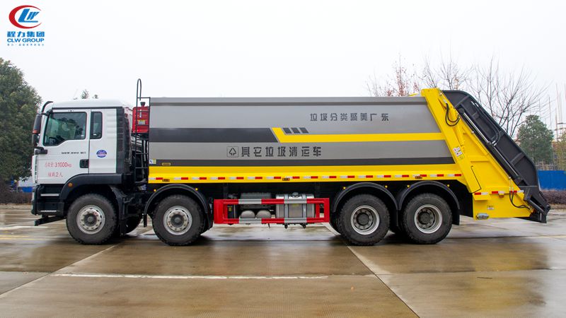 25方重汽垃圾清運壓縮車