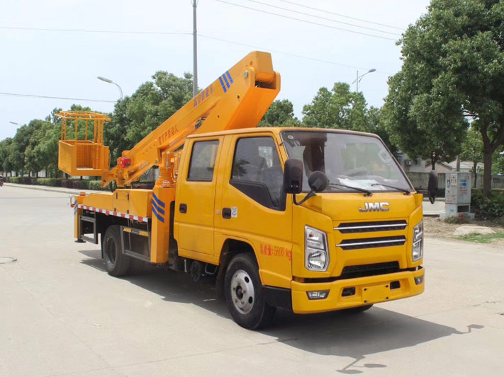 國六江鈴雙排17.5米直臂高空作業車